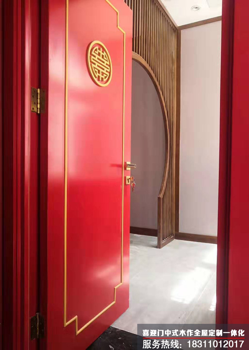 红木门中式风格