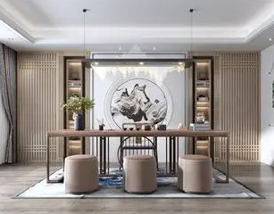 昌平新中式风格茶室如何规划设计